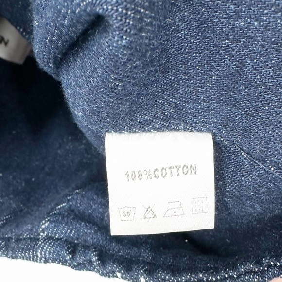 SHANE JUSTIN RUNWAY Top Stitched Denim Corset Crop Top Tank Size 2XL - Picture 5 of 6